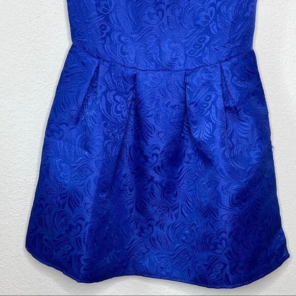 Designer Dress Blue - Picture 3 of 8